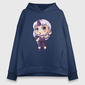 Женское худи Oversize хлопок с принтом Anime Chibi Demon Girl в Новосибирске, френч-терри — 70% хлопок, 30% полиэстер. Мягкий теплый начес внутри —100% хлопок | боковые карманы, эластичные манжеты и нижняя кромка, капюшон на магнитной кнопке | cartoon | girls | japan | japanese | kawaii | manga | waifu | yandere | аниме | анимэ | вайфу | дандере | девочка | девушка | демон | дередере | кавайная | манга | милая | мультик | мультики | тиби | цундере | чиби | яндере | япония