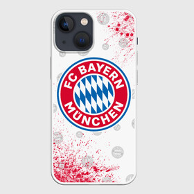 Чехол для iPhone 13 mini с принтом FC BAYERN   БАВАРИЯ в Новосибирске,  |  | bayern | club | fc | footbal | logo | бавария | знак | клуб | лого | логотип | логотипы | символ | символы | форма | футбол | футбольная | футбольный