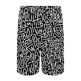 Детские спортивные шорты 3D с принтом АНГЛИЙСКИЕ БУКВЫ в Новосибирске,  100% полиэстер
 | пояс оформлен широкой мягкой резинкой, ткань тянется
 | books | english | words | алфавит | английский | буквы | граффити | калиграфия | надписи | паттерн | текстуры