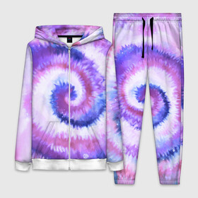 Женский костюм 3D с принтом TIE DYE PURPLE в Новосибирске,  |  | dye | multicolor | tie | trend | акварель | брызги | градиент | дай | колор | краски | красочная | мульти | потёки | пятна | радуга | радужная | тай | тайдай | текстура | тренд | хиппи