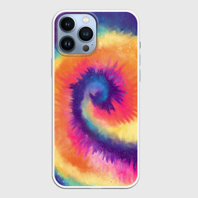 Чехол для iPhone 13 Pro Max с принтом TIE DYE MULTICOLOR в Новосибирске,  |  | dye | multicolor | tie | trend | акварель | брызги | градиент | дай | колор | краски | красочная | мульти | потёки | пятна | радуга | радужная | тай | тайдай | текстура | тренд | хиппи