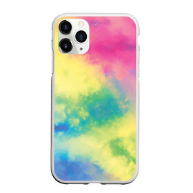 Чехол для iPhone 11 Pro матовый с принтом Tie-Dye в Новосибирске, Силикон |  | Тематика изображения на принте: dye | multicolor | tie | trend | акварель | брызги | градиент | дай | колор | краски | красочная | мульти | потёки | пятна | радуга | радужная | тай | тайдай | текстура | тренд | хиппи