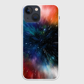 Чехол для iPhone 13 mini с принтом Fest в Новосибирске,  |  | colorful | galaxy | immersion | universe | вселенная | галактика | погружение | разноцветный