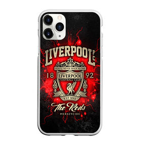 Чехол для iPhone 11 Pro Max матовый с принтом LIVERPOOL FC в Новосибирске, Силикон |  | liverpool | liverpool fc | ynwa | you never walk alone | ливерпуль | спорт | футбол | футбольный клуб