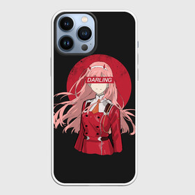 Чехол для iPhone 13 Pro Max с принтом Darling Zero Two Black в Новосибирске,  |  | Тематика изображения на принте: 002 | ahegao | anime | darling | franx | franxx | girl | girls | in | senpai | the | two | waifu | zero | zerotwo | аниме | ахегао | вайфу | девушка | семпай | сенпай | тян