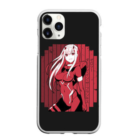 Чехол для iPhone 11 Pro матовый с принтом Zero Two в костюме  в Новосибирске, Силикон |  | 002 | ahegao | anime | darling | franx | franxx | girl | girls | in | senpai | the | two | waifu | zero | zerotwo | аниме | ахегао | вайфу | девушка | семпай | сенпай | тян