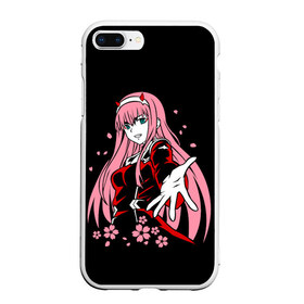 Чехол для iPhone 7Plus/8 Plus матовый с принтом ZeroTwo (Darling in the Franx) в Новосибирске, Силикон | Область печати: задняя сторона чехла, без боковых панелей | 002 | 02 | ahegao | anime | darling | franx | franxx | girl | girls | in | senpai | the | two | waifu | zero | zerotwo | аниме | ахегао | вайфу | девушка | семпай | сенпай | тян