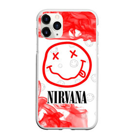Чехол для iPhone 11 Pro Max матовый с принтом NIRVANA / НИРВАНА в Новосибирске, Силикон |  | band | cobain | face | kurt | logo | music | nirvana | rock | rocknroll | группа | кобейн | курт | лого | логотип | музыка | музыкальная | нирвана | рожица | рок | рокнролл | символ