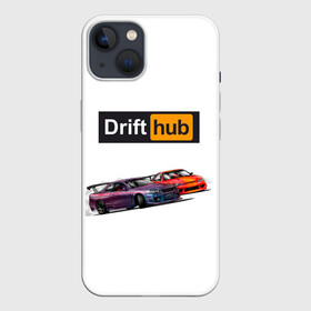 Чехол для iPhone 13 с принтом Дрифт в Новосибирске,  |  | drift | drifthub | авто | гонки | гонщик | дрифт | занос | машина | стритрейсер | стритрейсинг | тачки