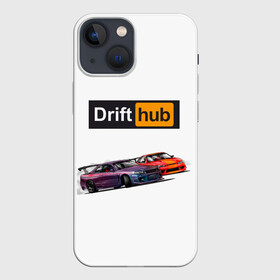 Чехол для iPhone 13 mini с принтом Дрифт в Новосибирске,  |  | drift | drifthub | авто | гонки | гонщик | дрифт | занос | машина | стритрейсер | стритрейсинг | тачки