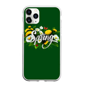 Чехол для iPhone 11 Pro Max матовый с принтом Весна в Новосибирске, Силикон |  | Тематика изображения на принте: весна | одуванчики | полевые цветы. | ромашки | цветы