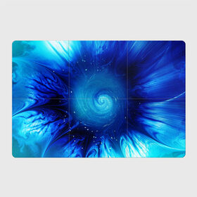 Магнитный плакат 3Х2 с принтом Водоворот в Новосибирске, Полимерный материал с магнитным слоем | 6 деталей размером 9*9 см | Тематика изображения на принте: abstraction | fractal | whirlpool | абстракция | синий цвет.