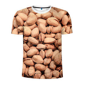 Мужская футболка 3D спортивная с принтом Фисташки в Новосибирске, 100% полиэстер с улучшенными характеристиками | приталенный силуэт, круглая горловина, широкие плечи, сужается к линии бедра | cool | nut | nuts | pistachio | pistachios | seeds | орех | орехи | прикольная | семечки | фисташка | фисташки