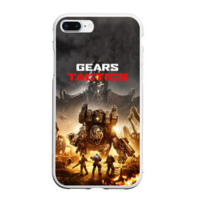 Чехол для iPhone 7Plus/8 Plus матовый с принтом GEARS TACTICS в Новосибирске, Силикон | Область печати: задняя сторона чехла, без боковых панелей | Тематика изображения на принте: 