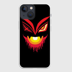 Чехол для iPhone 13 mini с принтом KILL LA KILL красный во тьме в Новосибирске,  |  | anime | kill la kill | manga | аниме | демон | кил ла кил | круши кромсай | манга | убей или умри