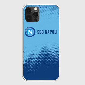 Чехол для iPhone 12 Pro с принтом SSC NAPOLI / Наполи в Новосибирске, силикон | область печати: задняя сторона чехла, без боковых панелей | club | footbal | logo | napoli | ssc | знак | клуб | логотип | логотипы | наполи | символ | символы | форма | футбол | футбольная | футбольный