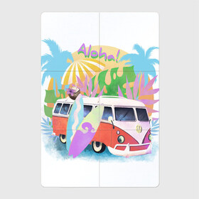 Магнитный плакат 2Х3 с принтом летнее настроение в Новосибирске, Полимерный материал с магнитным слоем | 6 деталей размером 9*9 см | активный отдых | жара | лето | море | океан | пляж | путешествие | серфинг | солнце | тропики | фургон