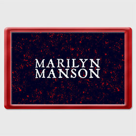 Магнит 45*70 с принтом MARILYN MANSON / М. МЭНСОН в Новосибирске, Пластик | Размер: 78*52 мм; Размер печати: 70*45 | logo | manson | marilyn | music | rock | группа | лого | логотип | логотипы | менсон | мерилин | мерлин | музыка | мэнсон | мэрилин | рок | символ