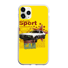 Чехол для iPhone 11 Pro Max матовый с принтом Спорт кар в Новосибирске, Силикон |  | винтаж | выписки из газет | ретро автомобили | ретро спорт кары | сорт кары | спортивная газета | спортивные тачки.