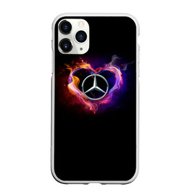 Чехол для iPhone 11 Pro матовый с принтом Mercedes-Benz в Новосибирске, Силикон |  | amg | love mercedes | mercedes | mercedes в сердце | mercedes значок | mercedes лого | mercedes марка | амг | бенц | горящее сердце | лого автомобиля | логотип мерседес | люблю мерседес | мерин | мерс | мерседес | мерседес бенз
