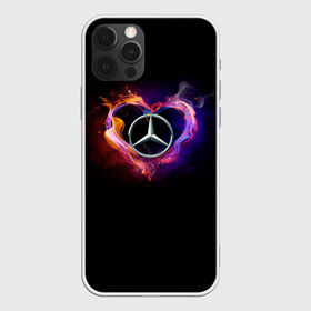 Чехол для iPhone 12 Pro Max с принтом Mercedes-Benz в Новосибирске, Силикон |  | Тематика изображения на принте: amg | love mercedes | mercedes | mercedes в сердце | mercedes значок | mercedes лого | mercedes марка | амг | бенц | горящее сердце | лого автомобиля | логотип мерседес | люблю мерседес | мерин | мерс | мерседес | мерседес бенз