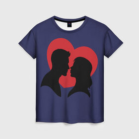 Женская футболка 3D с принтом Sexy 13 в Новосибирске, 100% полиэфир ( синтетическое хлопкоподобное полотно) | прямой крой, круглый вырез горловины, длина до линии бедер | lips | влюбленным | любовь | отношения | сердца