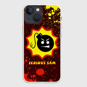 Чехол для iPhone 13 mini с принтом SERIOUS SAM   Крутой Сэм в Новосибирске,  |  | croteam | game | games | logo | sam | serious | бомба | бомбочка | игра | игры | крутой | лого | логотип | логотипы | серьезный | символ | символы | сэм