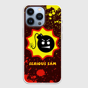 Чехол для iPhone 13 Pro с принтом SERIOUS SAM   Крутой Сэм в Новосибирске,  |  | croteam | game | games | logo | sam | serious | бомба | бомбочка | игра | игры | крутой | лого | логотип | логотипы | серьезный | символ | символы | сэм