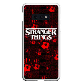 Чехол для Samsung S10E с принтом Stranger Things. в Новосибирске, Силикон | Область печати: задняя сторона чехла, без боковых панелей | normal people scare me | stranger things | детектив | драма | кино | очень странные дела | сериалы | странгер тхингс | триллер | уилл | фантастика | фильмы | хоукинс