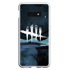 Чехол для Samsung S10E с принтом Dead by Daylight в Новосибирске, Силикон | Область печати: задняя сторона чехла, без боковых панелей | dbd | dead by daylight | esport | games | survival horror | дбд | дед бай дейлайт | игроки | игролюбители | игроманы | игры | киберспорт | мертвы к рассвету