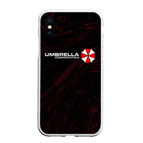 Чехол для iPhone XS Max матовый с принтом UMBRELLA CORP АМБРЕЛЛА в Новосибирске, Силикон | Область печати: задняя сторона чехла, без боковых панелей | corp | corporation | evil | game | games | logo | resident | umbrella | амбрелла | зла | зонт | зонтик | игра | игры | корп | корпорация | лого | логотип | обитель | резидент | символ | эвил