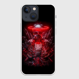 Чехол для iPhone 13 mini с принтом Digital Skeleton | 1.1 в Новосибирске,  |  | cool | cyborg | decoration | fashion | fear | ghost | halloween | head | horror | robot | skeleton | skull | technology | голова | киборг | круто | мода | призрак | робот | скелет | технологии | ужас | украшение | хеллоуин | череп