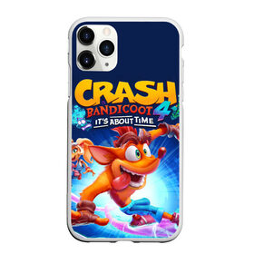 Чехол для iPhone 11 Pro матовый с принтом Crash Bandicoot в Новосибирске, Силикон |  | aku aku | crash bandicoot | бандикут | игры | крэш бандикут