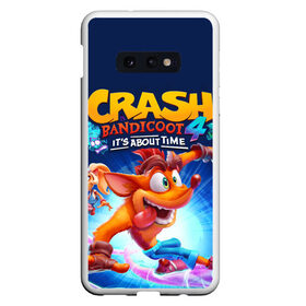 Чехол для Samsung S10E с принтом Crash Bandicoot в Новосибирске, Силикон | Область печати: задняя сторона чехла, без боковых панелей | aku aku | crash bandicoot | бандикут | игры | крэш бандикут