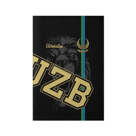 Обложка для паспорта матовая кожа с принтом Узбекистан в Новосибирске, натуральная матовая кожа | размер 19,3 х 13,7 см; прозрачные пластиковые крепления | coat of arms | eagle | flag | islam | lion | republic | uzbekistan | герб | ислам | лев | орел | республика | узбекистан | флаг