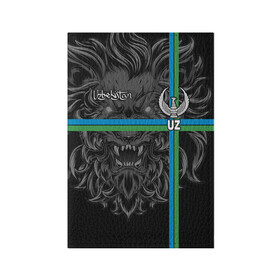 Обложка для паспорта матовая кожа с принтом Узбекистан в Новосибирске, натуральная матовая кожа | размер 19,3 х 13,7 см; прозрачные пластиковые крепления | coat of arms | eagle | flag | islam | lion | republic | uzbekistan | герб | ислам | лев | орел | республика | узбекистан | флаг
