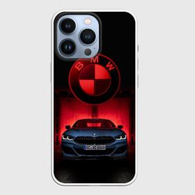 Чехол для iPhone 13 Pro с принтом BMW M5 в Новосибирске,  |  | bmw | i8 | m5 | motorsport | x7 | бмв | бмв м5 | бумер | бэха | кар | машина | спорткар | супер | тачка