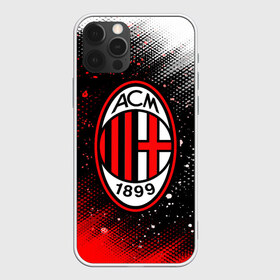 Чехол для iPhone 12 Pro Max с принтом AC MILAN МИЛАН в Новосибирске, Силикон |  | Тематика изображения на принте: ac | ac milan | acm | football | logo | milan | sport | клуб | лого | логотип | логотипы | милан | символ | символы | спорт | форма | футбол | футбольная | футбольный