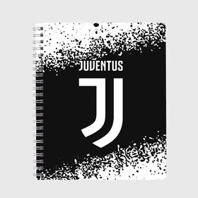 Тетрадь с принтом JUVENTUS / ЮВЕНТУС в Новосибирске, 100% бумага | 48 листов, плотность листов — 60 г/м2, плотность картонной обложки — 250 г/м2. Листы скреплены сбоку удобной пружинной спиралью. Уголки страниц и обложки скругленные. Цвет линий — светло-серый
 | ball | club | dtynec | foot | football | italy | juventus | logo | ronaldo | sport | team | дибала | италия | клуб | лого | логотип | логотипы | огмутегы | роналдо | сборная | символ | символы | спорт | форма | футбол | футболист | футболисту | 