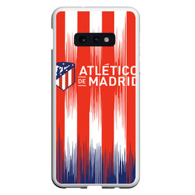 Чехол для Samsung S10E с принтом ATLETICO MADRID. в Новосибирске, Силикон | Область печати: задняя сторона чехла, без боковых панелей | Тематика изображения на принте: atletico madrid | fc | football | football club | sport | атлетико мадрид | испанский футбольный клуб | мадрид | спорт | уефа | униформа | фирменные цвета | фк | футбол | футбольный клуб