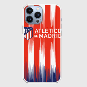 Чехол для iPhone 13 Pro Max с принтом ATLETICO MADRID. в Новосибирске,  |  | atletico madrid | fc | football | football club | sport | атлетико мадрид | испанский футбольный клуб | мадрид | спорт | уефа | униформа | фирменные цвета | фк | футбол | футбольный клуб