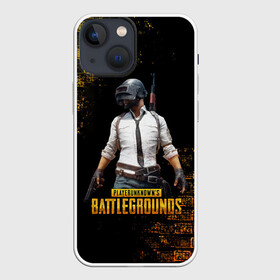 Чехол для iPhone 13 mini с принтом PUBG в Новосибирске,  |  | battlegrounds | playerunknown s | pubg | вода | згип | игра | компьютерная игра | огонь | огонь и вода | пабг | пубг | шутер