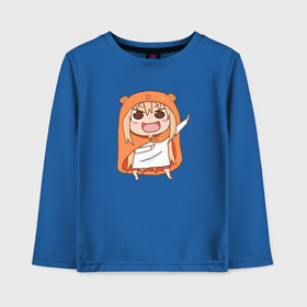 Детский лонгслив хлопок с принтом Himouto! Umaru-chan в Новосибирске, 100% хлопок | круглый вырез горловины, полуприлегающий силуэт, длина до линии бедер | anime himouto | anime umaru | himoto | himouto | himouto umaru | himouto umaru chan | umaru | umaru chan | аниме | аниме умару | аниме химото | двуличная сестренка умару | умару | химото | химото умару тян