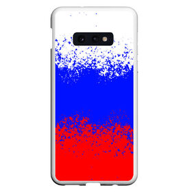 Чехол для Samsung S10E с принтом Россия. в Новосибирске, Силикон | Область печати: задняя сторона чехла, без боковых панелей | russia | герб | государство | наша раша | патриотизм | раша | россия | россия 2020 | страна | флаг | флаг россии | я русский