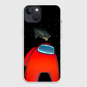 Чехол для iPhone 13 с принтом Among Us в Новосибирске,  |  | among us | among us game | among us space | among us игра | amongus | game | space | игра | игроку | казуальная игра | космонавты | космос | одни из нас | скафандры | среди нас | челики | человечки | чубрики | эмонг ас