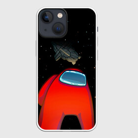 Чехол для iPhone 13 mini с принтом Among Us в Новосибирске,  |  | among us | among us game | among us space | among us игра | amongus | game | space | игра | игроку | казуальная игра | космонавты | космос | одни из нас | скафандры | среди нас | челики | человечки | чубрики | эмонг ас