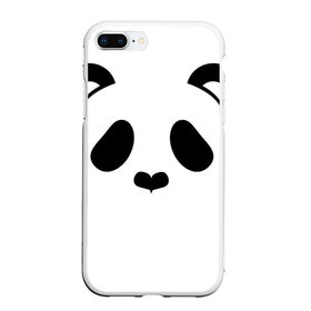 Чехол для iPhone 7Plus/8 Plus матовый с принтом Panda в Новосибирске, Силикон | Область печати: задняя сторона чехла, без боковых панелей | Тематика изображения на принте: panda | животные | медведь | мишка | панда