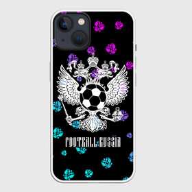 Чехол для iPhone 13 с принтом FOOTBALL RUSSIA   Футбол в Новосибирске,  |  | Тематика изображения на принте: football | russia | sport | арсенал | ахмат | герб | динамо | зенит | краснодар | локомотив | россии | российский | россия | ростов | ротор | рубин | русский | сборная | символ | союз | спартак | спорт | форма