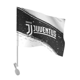 Флаг для автомобиля с принтом JUVENTUS / ЮВЕНТУС в Новосибирске, 100% полиэстер | Размер: 30*21 см | ball | club | dtynec | foot | football | italy | juventus | logo | ronaldo | sport | team | дибала | италия | клуб | лого | логотип | логотипы | огмутегы | роналдо | сборная | символ | символы | спорт | форма | футбол | футболист | футболисту | 