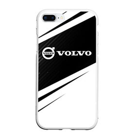 Чехол для iPhone 7Plus/8 Plus матовый с принтом VOLVO Вольво в Новосибирске, Силикон | Область печати: задняя сторона чехла, без боковых панелей | auto | logo | moto | symbol | volvo | авто | автомобиль | вольво | гонки | знак | лого | логотип | логотипы | марка | машина | мото | символ | символы